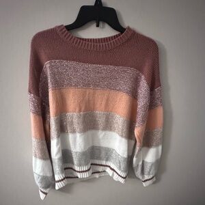 Striped Multicolor Women's Sweater